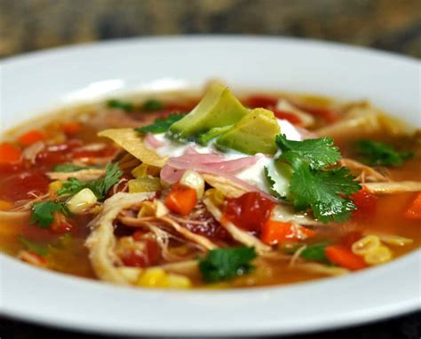 Chicken Tortilla Soup Recipe 5 Minutes For Mom