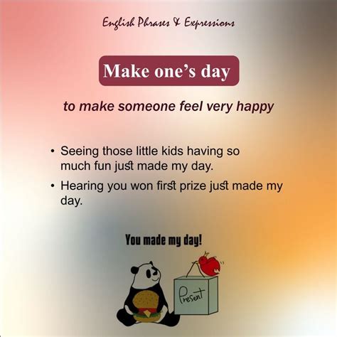 English Idioms And Phrases Make Ones Day Idioms And Phrases English