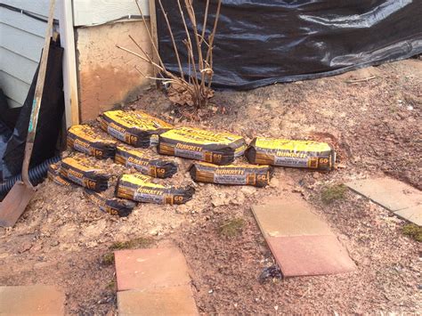 cement bag retaining wall – Bugs, Boys and Burritos
