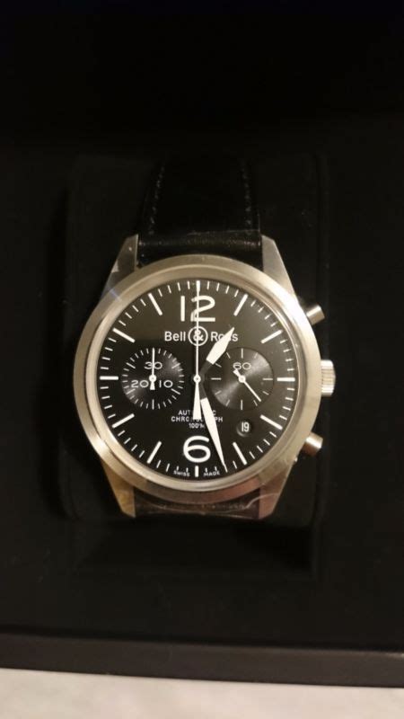 Bell And Ross Br 126 Vintage Brv 126 Heritage Chronograph Wrist Watch For
