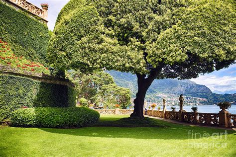 Villa Garden On Lake Como Photograph By George Oze