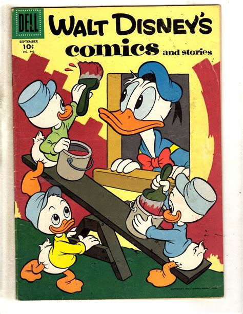 Walt Disneys Comics And Historias 192 Fn Golden Age Comic Book Jl19 De