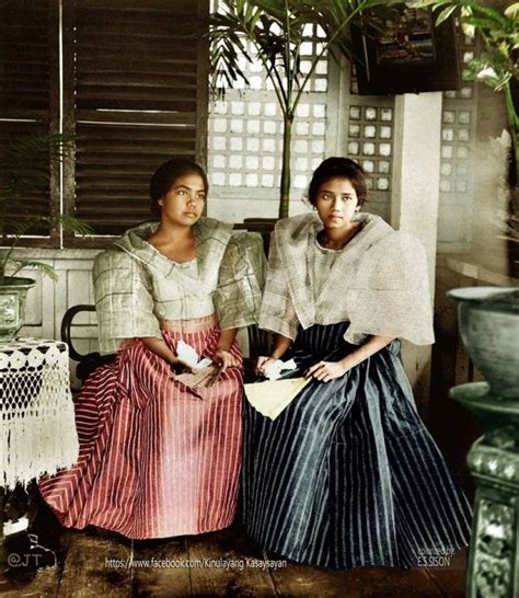 Look Colored Photos Of Old Philippines Are Stunning Filipino Fashion Filipino Clothing