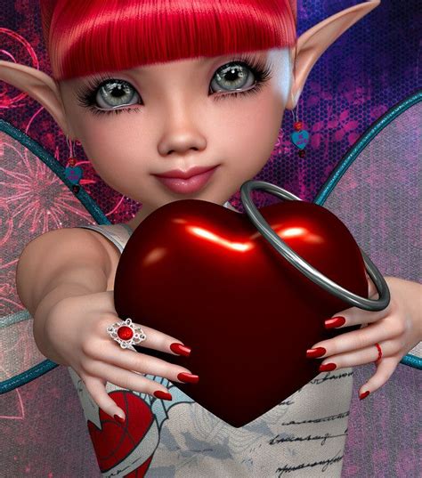 Modern Valentine Fairy Graphics Butterflywebgraphics Valentine