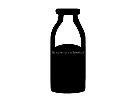 Glass Of Milk Clipart Black And White