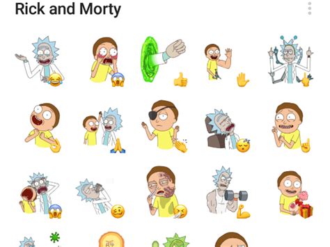 Rick And Morty Sticker Pack Telegram Stickers Library