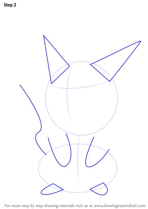 Learn How To Draw Ninja Pikachu From Pokemon Pokemon Step By Step