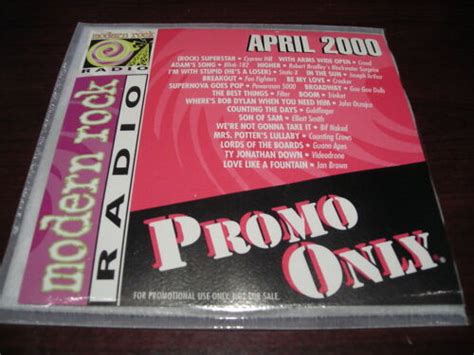 Promo Only Modern Rock Cd April 2000 New Ebay