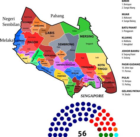 Johor State Legislative Assembly Constituencies 2013 Icons PNG Free