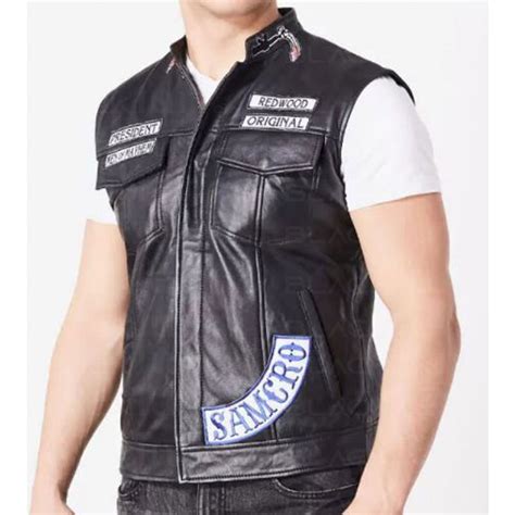 Sons Of Anarchy Vest Jackson Jax Teller Leather Vest