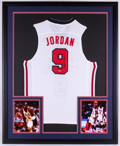 Michael Jordan Signed Bulls Team USA Dream Team 34 5x42 5 Custom