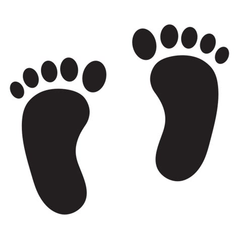 Two Feet Footprint Silhouette Transparent Png And Svg Vector File