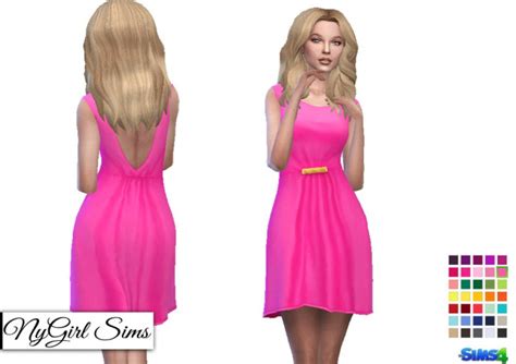 Shortened Velvet Dress The Sims 4 Catalog