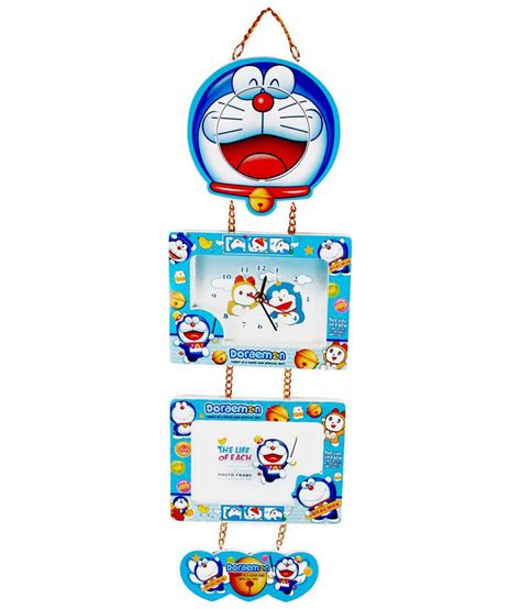 Buy Upbeat Glossy Doraemon Photo Frame And Wall Clock Best Prices