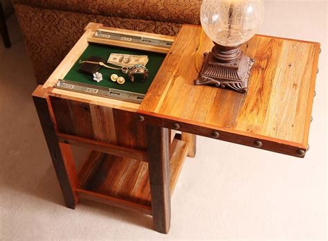 Is secret compartment furniture good as a gun storage? Hidden Compartment Nightstand / End Table | Diy storage ...