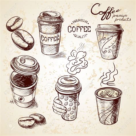 Coffee Drawing Ideas Np