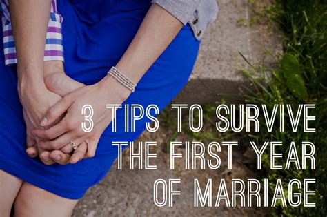 3 Tips To Survive Your First Year Of Marriage