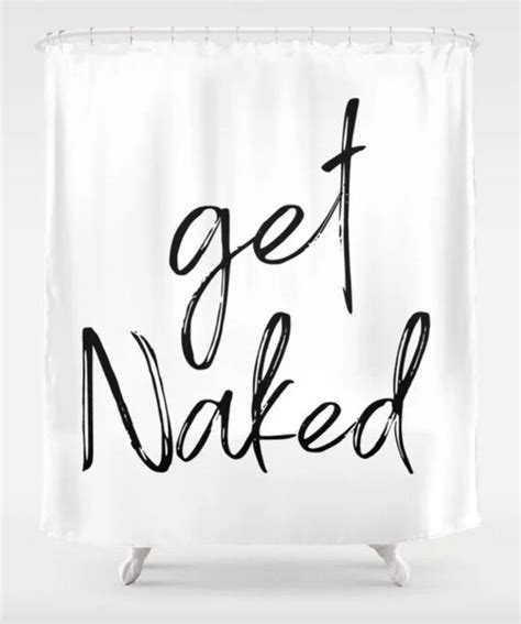 shower curtain funny get naked grey background white words my xxx hot girl