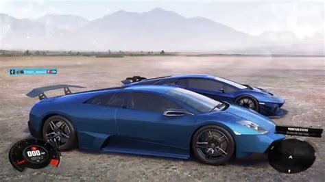 The Crew Lamborghini Aventador Vs Lamborghini Murcielago Youtube