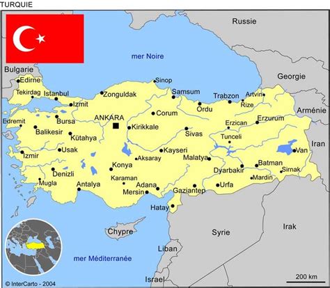 Carte De La Turquie Carte De La Turquie Turquie Carte Touristique