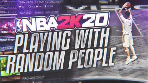 I Let People From Playstation Communities Join My Team On Nba 2k20