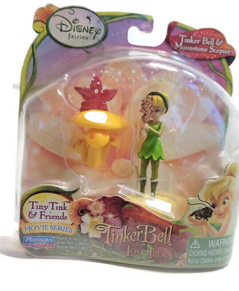 Disney Fairies Tinker Bell And Moonstone Scepter From Lost Treasure Tiny