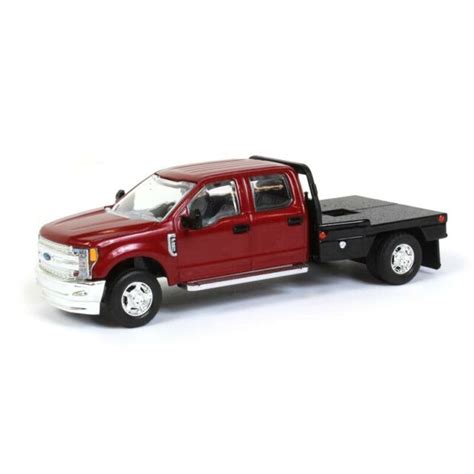 164 Scale Ford F 250 Red Flatbed Truck By Spec Cast 52612 Ebay