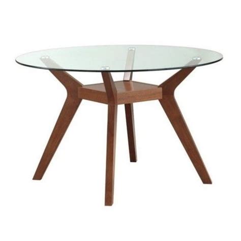 Coaster Furniture Paxton Round Glass Dining Table 122180 Glass Round Dining Table Dining