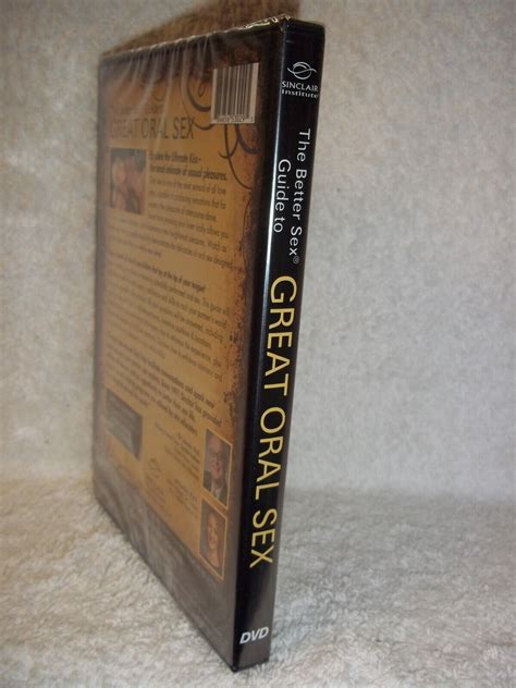 sizzle better sex guide to great oral sex dvd sinclaire institute sex education 784656530295 ebay