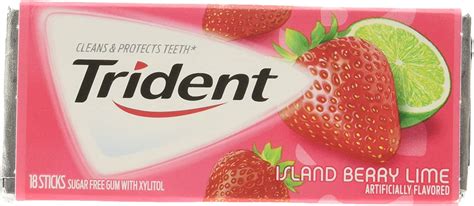 Trident Flavor Gum Island Berry Lime 12 Ounce Amazonca Everything