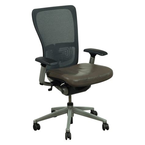 Be the first to review haworth zody used task chair, white mesh cancel reply. Haworth Zody Gray Mesh Back Used Task Chair, Brown Leather Seat | National Office Interiors and ...