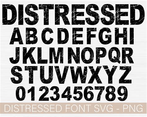 Buy Distressed Font Svg Grunge Font Svg Distressed Alphabet Svg Grunge