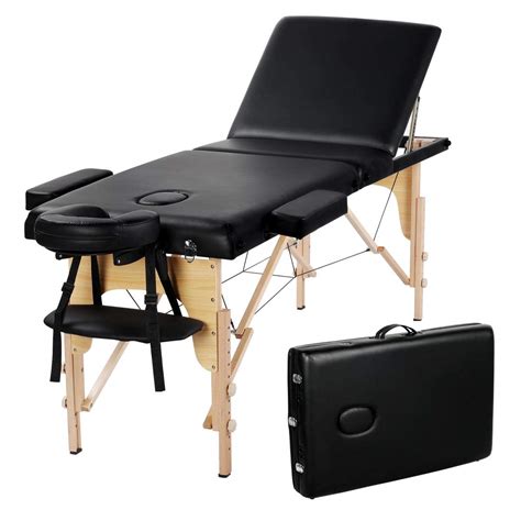 Buy Yaheetech Massage Tables Portable Adjustable Massage Bed Foldable Massage Therapy Table