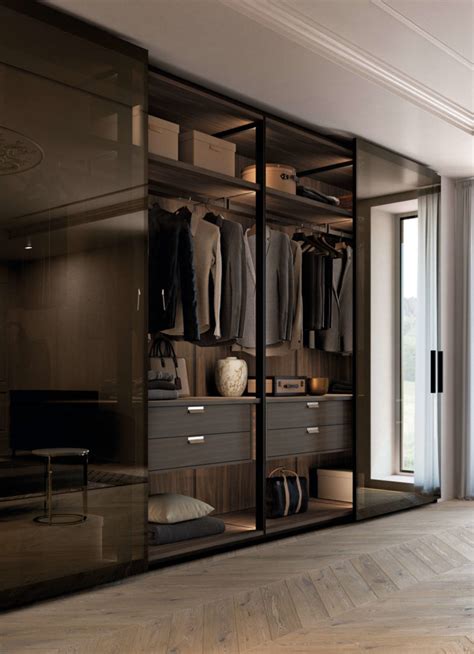 The grid closet system is 72 inches tall and designed to fit closets that are 4 to 8 feet in width. Modern Walk-In Closet Design Ideas - PEDINI MIAMI
