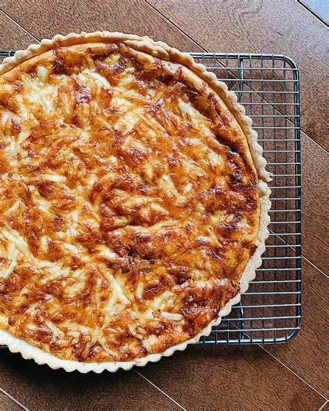 My Moms Caramelized Onion Tart Will Travel For Food Will Travel