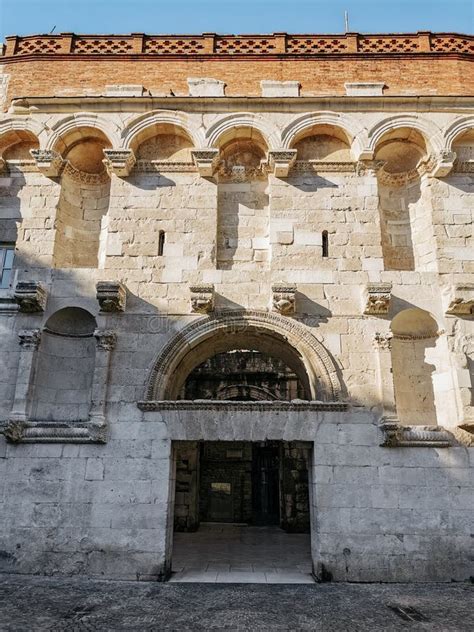 Golden Gates Of Diocletian S Palace In Split Croatia Stock Photo