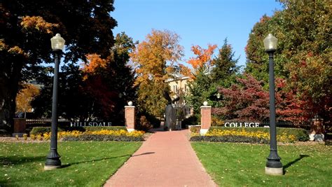 Hillsdale College Campus In The Fall