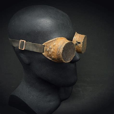 Goggles Rust 3 Post Apocalyptic Steampunk Etsy
