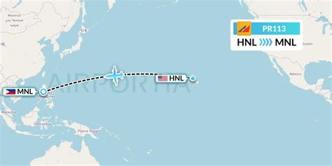 PR113 Flight Status Philippine Airlines Honolulu To Manila PAL113