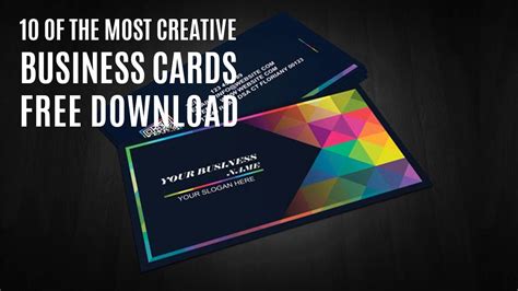 We did not find results for: 10 Of The Most Creative Business Cards free download - YouTube