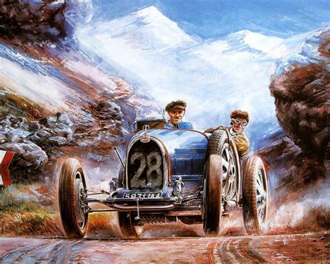 Vaclav Zapadlik Classic Car Painting Art Cars Automotive Art