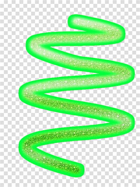 Glitter Swirl Green Zig Zag Graphic Transparent Background Png Clipart