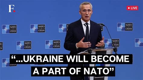 Live Nato Secretary General Jens Stoltenberg Urges Allies To Stay The