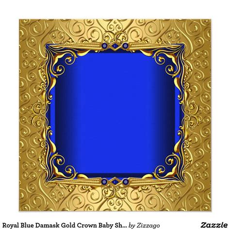 Royal Blue And Gold Damask Wallpaper Shardiff World