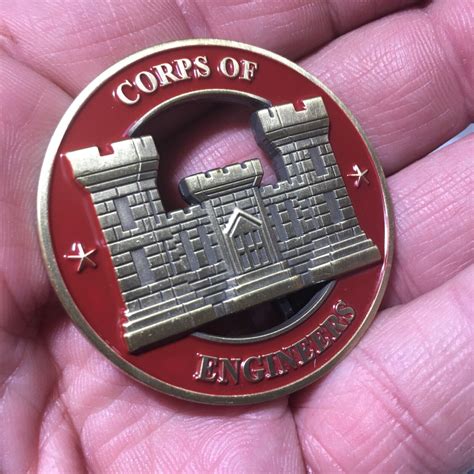Us Army Corps Of Engineers High Grade Clear The Way Challenge Coin