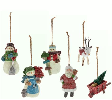Hallmark Set Of 6 35 Designer Iconic Holiday Ornaments