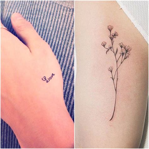 Uma Linda Promessa Tatuagens Delicadas E Femininas Para Inspirar