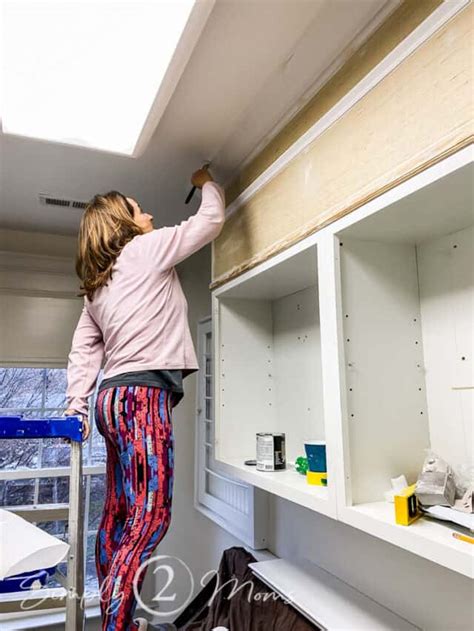 How To Enclose The Open Space Above Cabinets Simply2moms