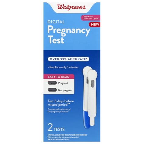 walgreens digital pregnancy tests 2 ct qfc