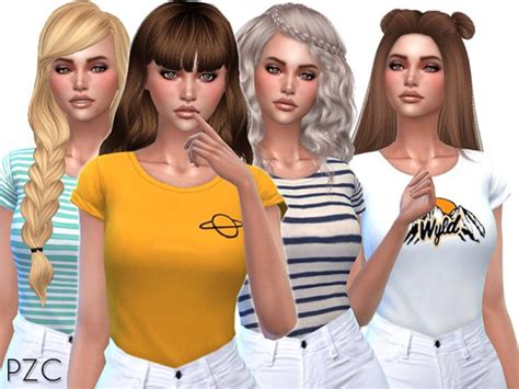 The Sims Resource Cute T Shirts Collection 02 By